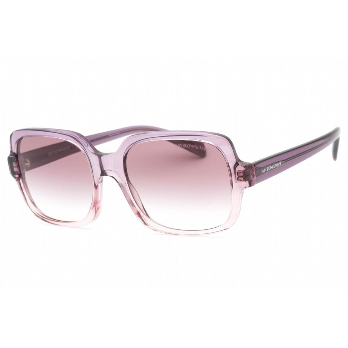 Emporio Armani EA4195 59668H Sunglasses Transparent Purple Frame Gradient Purple