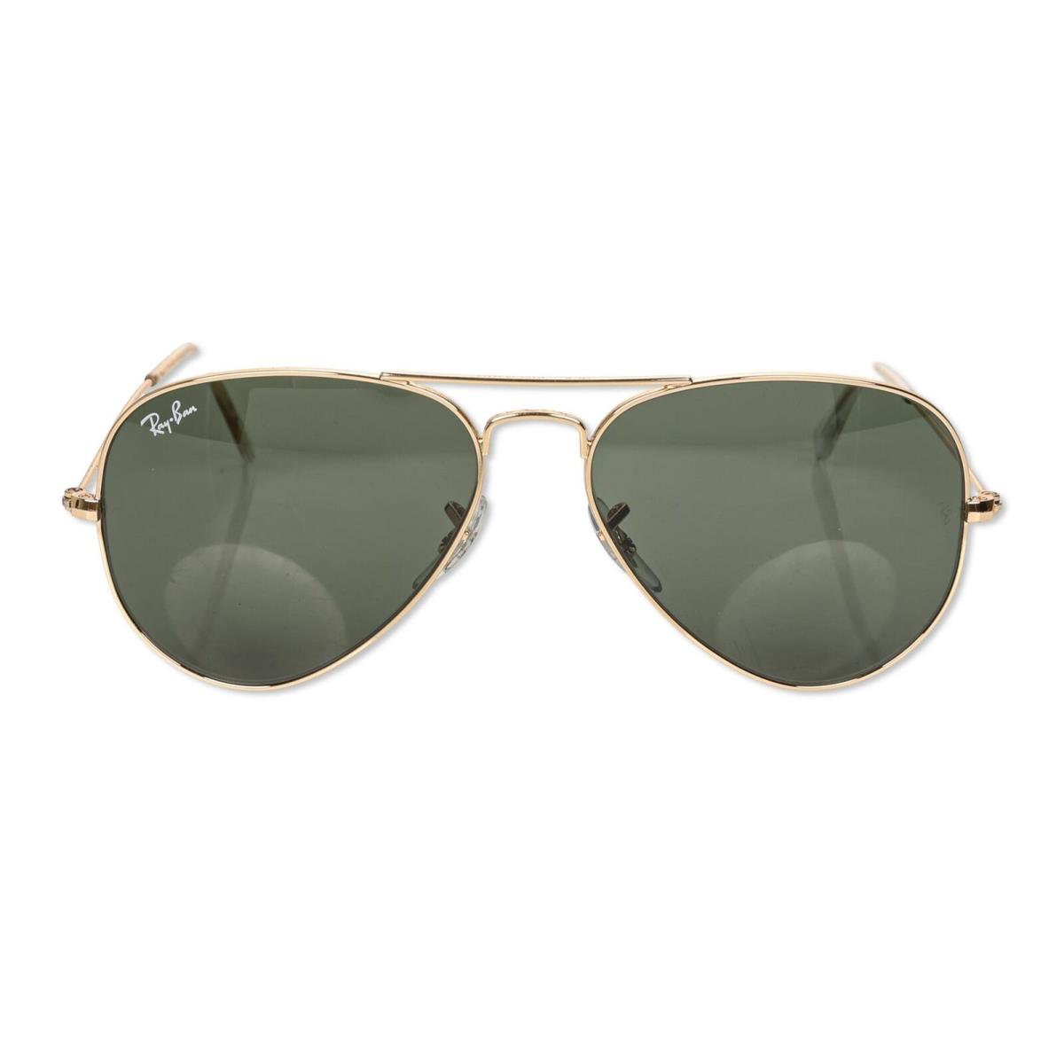 Ray-ban 303353 Unisex RB3025 Pilot 58mm Gold Green - Green, Frame: Gold, Lens: Green