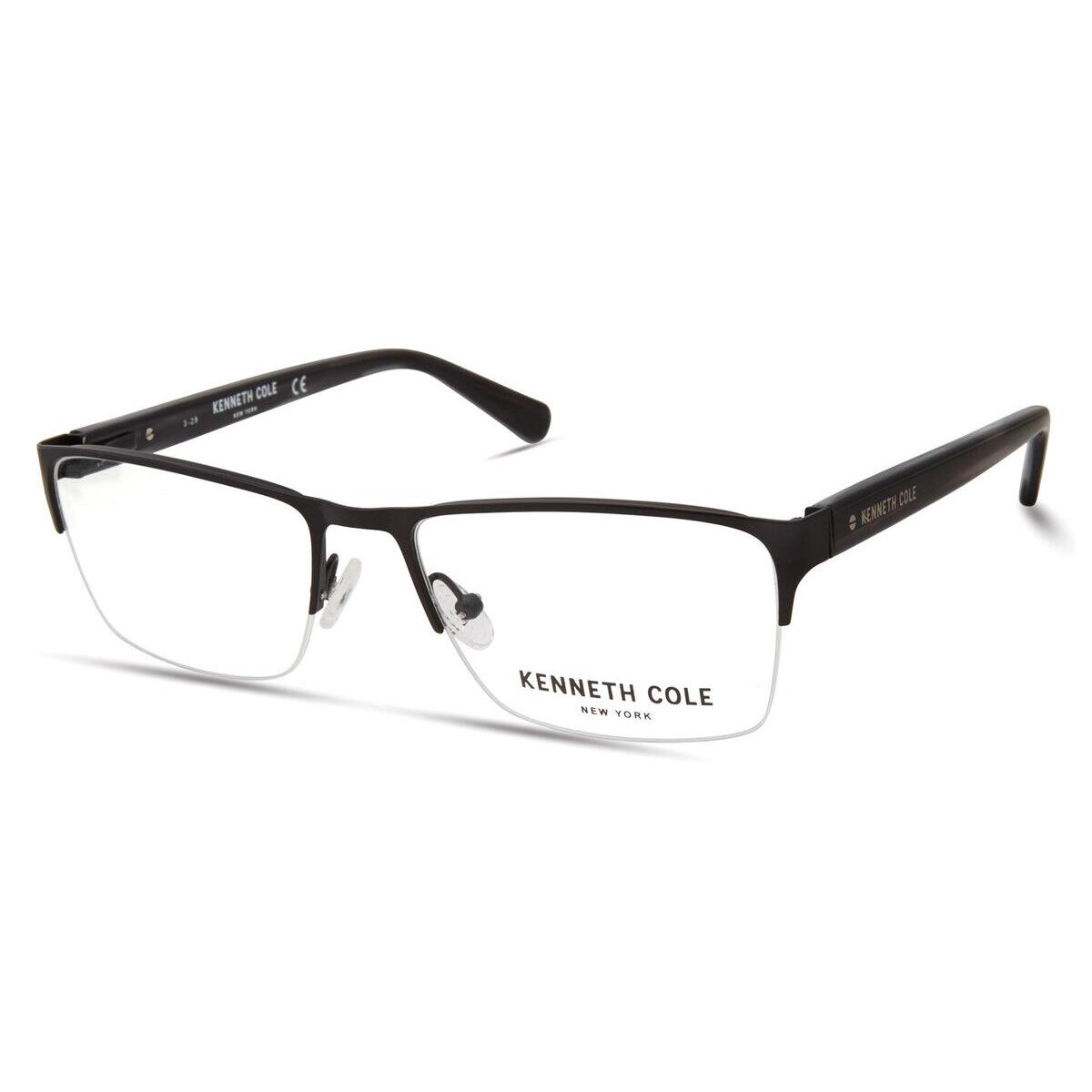 Kenneth Cole KC0313 Eyeglasses Men Matte Black Rectangle 53mm