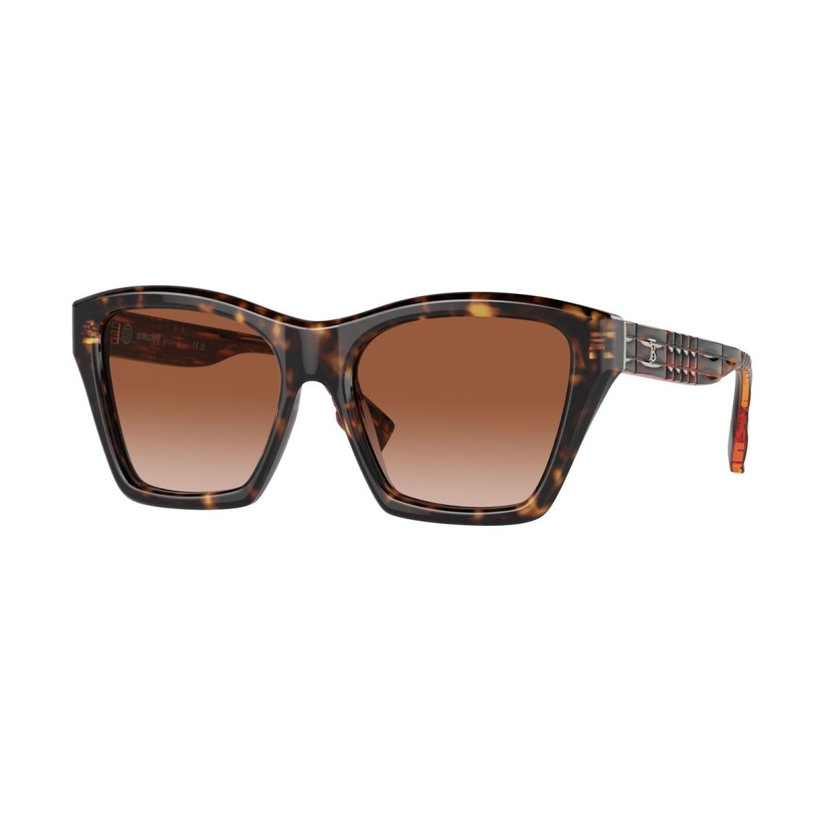 Burberry BE4391F 300213 Arden Dk Havana Brown Gradient 56 mm Women`s Sunglasses