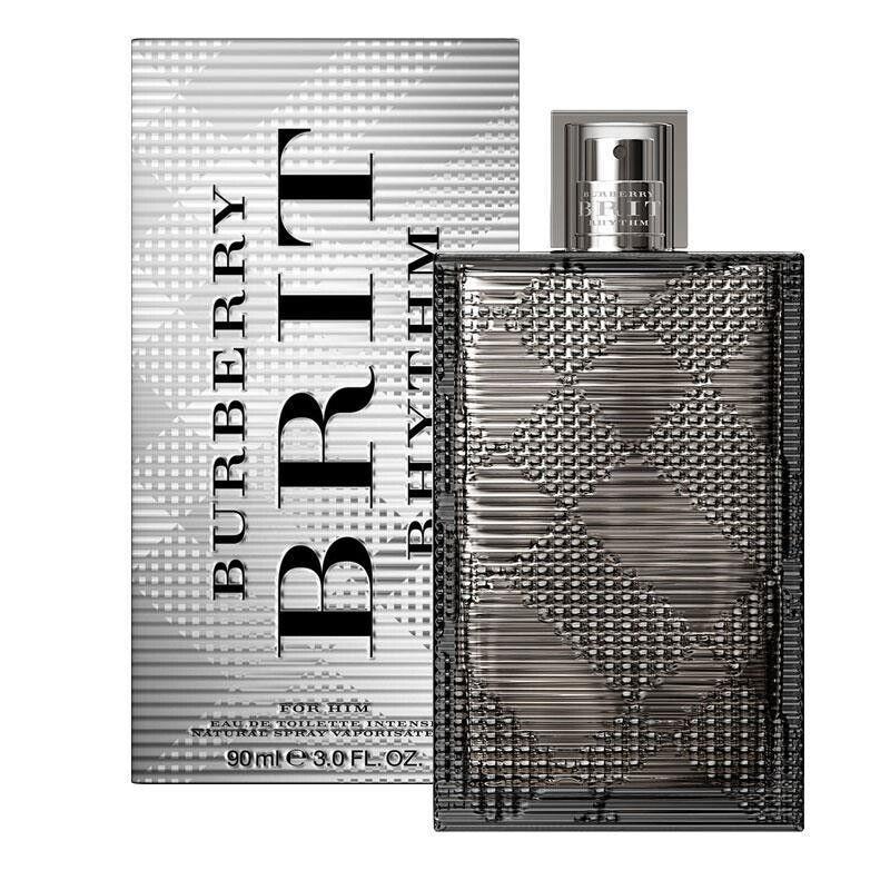 Brit Rhythm by Burberry Intense For Men Edt 3.0 FL OZ / 90 ML Spray