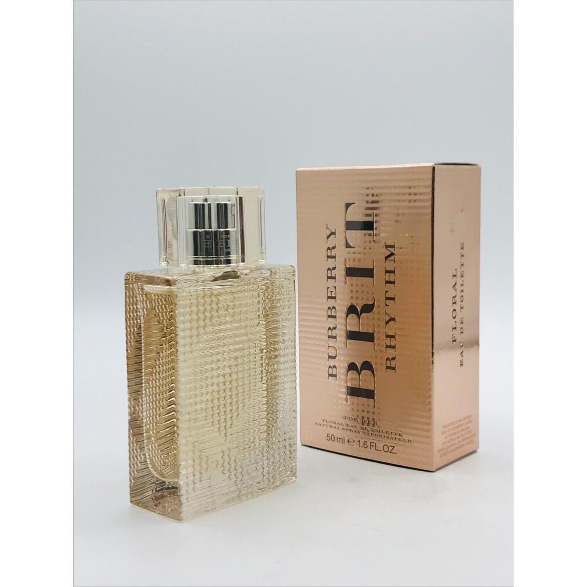 Burberry Brit Rhythm Floral Women Perfume Edt Spray 1.6 oz 50 ml Fash Brands