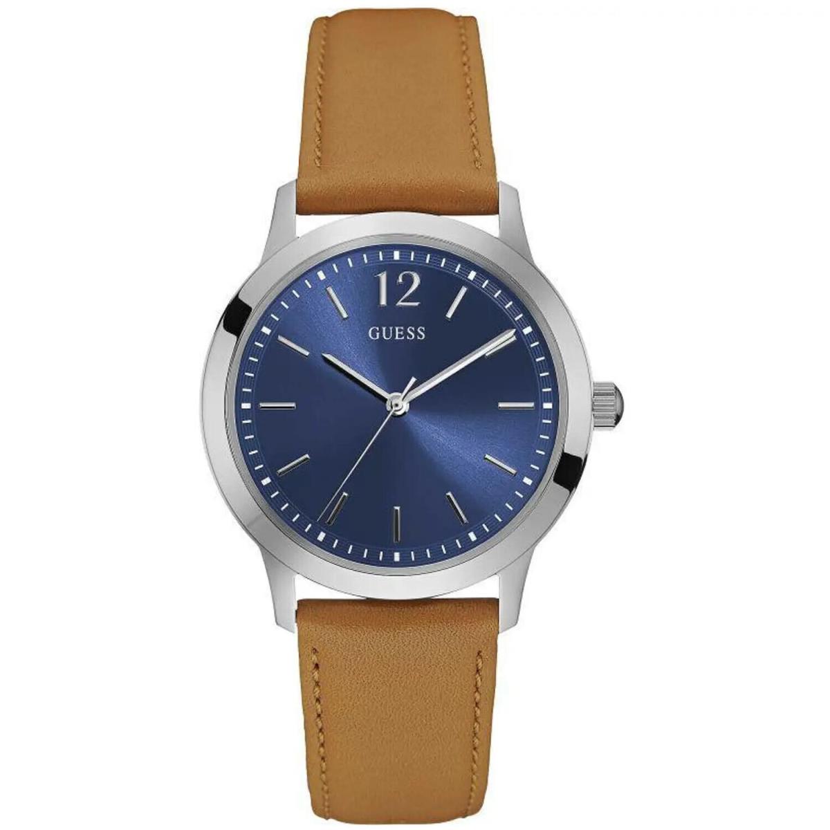 Guess Men`s Exchange Blue Dial Watch - W0922G8