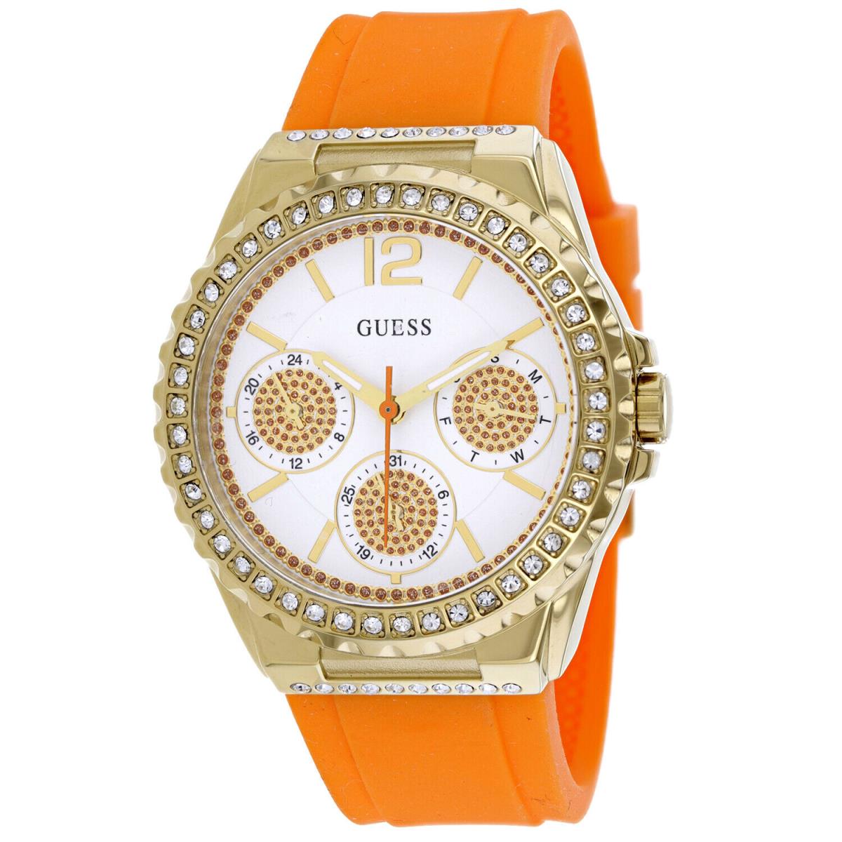 Guess Women`s Classic White Dial Watch - W0846L4