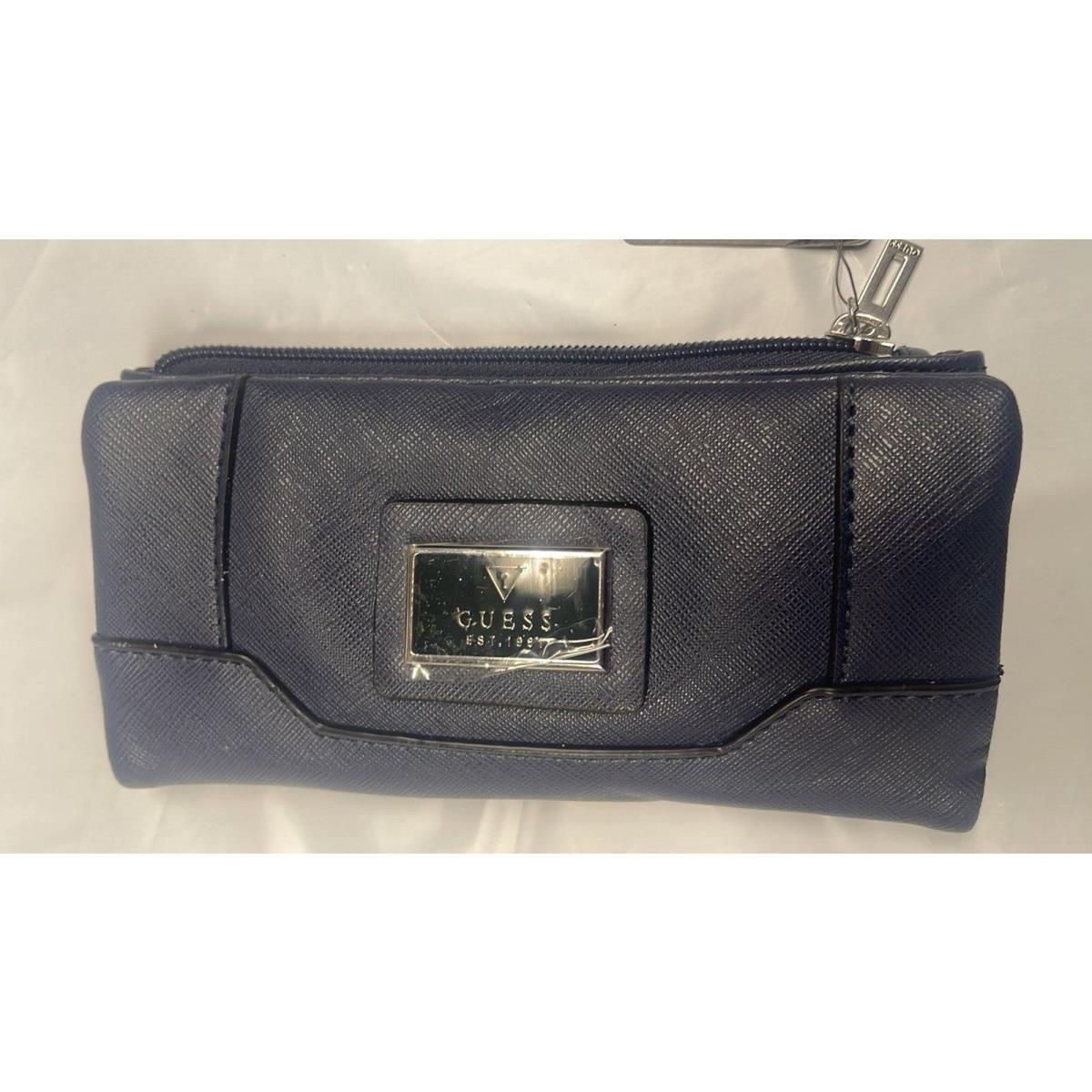 Guess Cartera Zip Around Guess Giully Leather Wallet SF633059 Navy