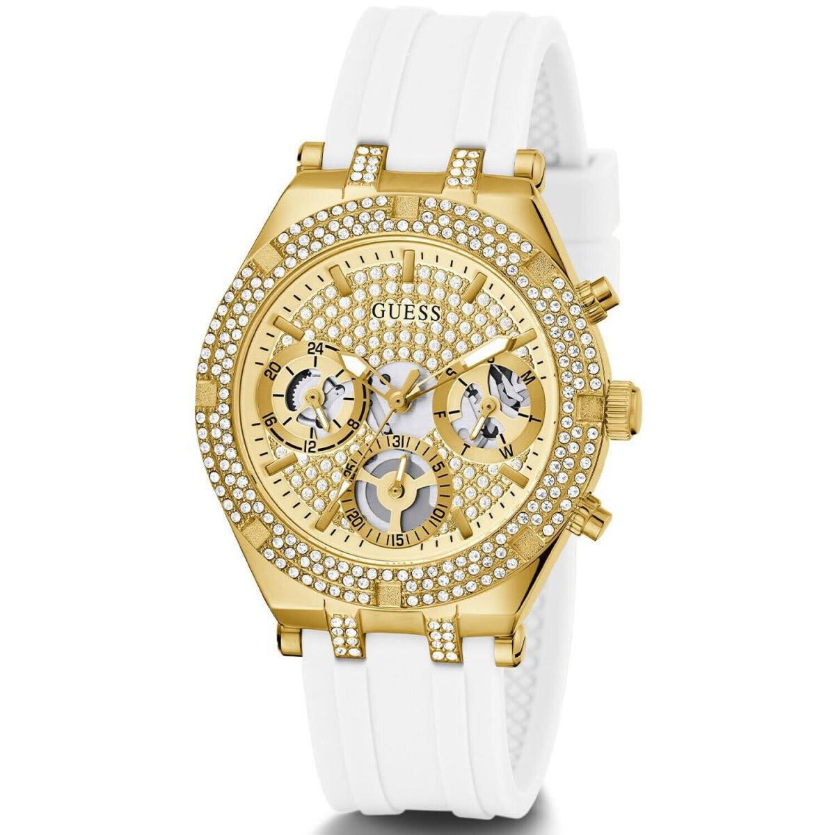 Guess Ladies Sport Crystal Crystal Cut-thru 38mm Watch GW0407L2