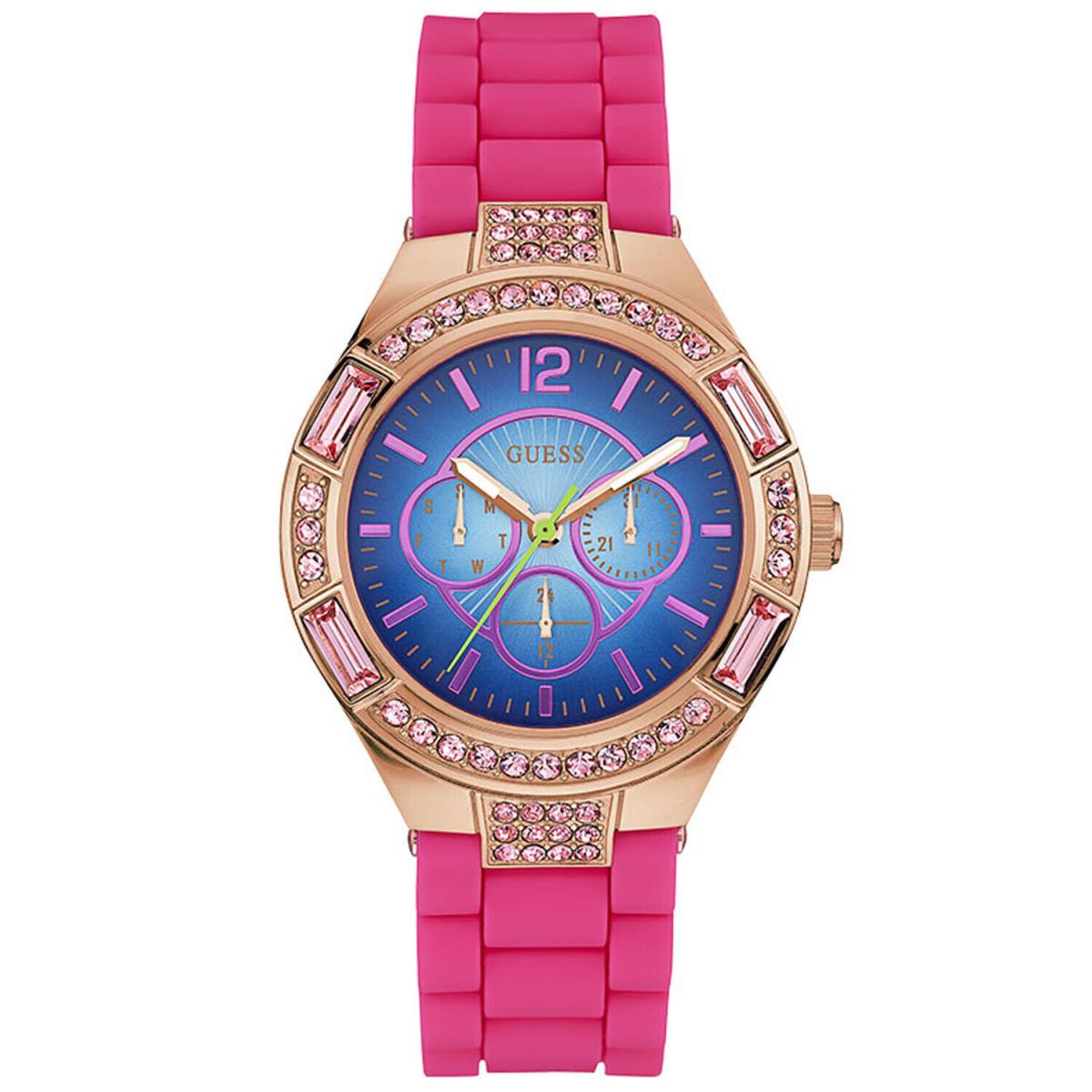 Guess Women`s Lollipop Rose Gold Dial Watch - W0777L1