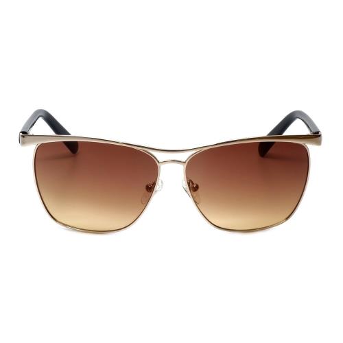 Guess `G Designer Sunglasses Series GGU1117-GLD in Gold Frame with Amber Gradien