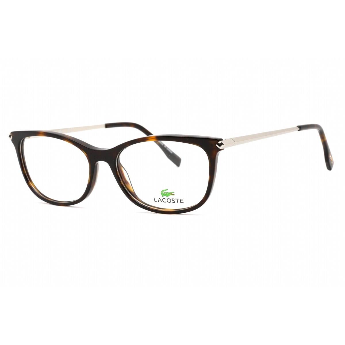 Lacoste L2863-214-53 Eyeglasses Size 53mm 16mm 140mm Havana Women