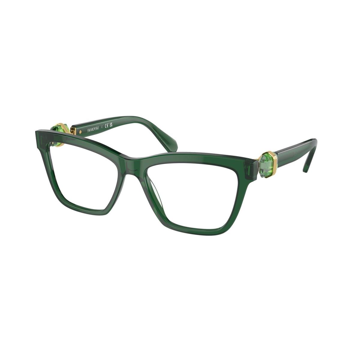 Swarovski SK2021 1045 Transparent Green Demo Lens 53 mm Women`s Eyeglasses