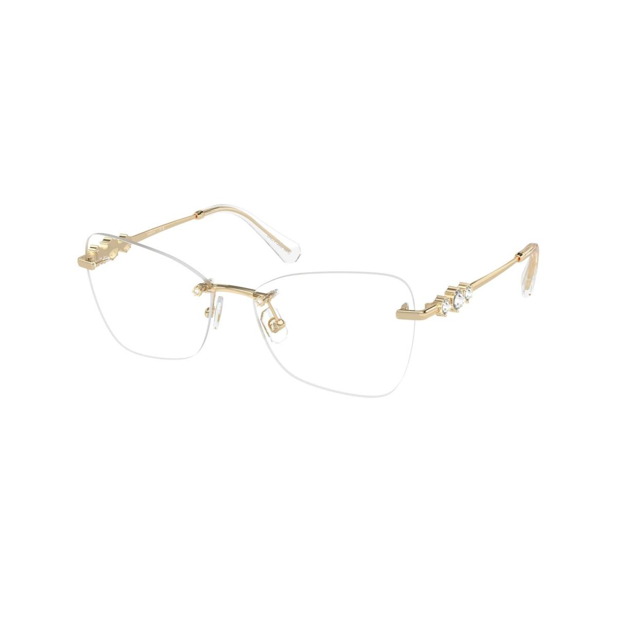 Swarovski SK1014 4013 Pale Gold Demo Lens 55 mm Women`s Eyeglasses