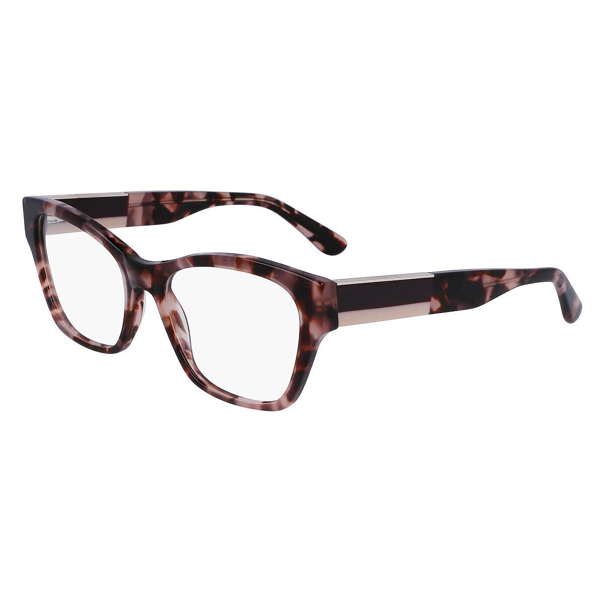 Lacoste L2919 Eyeglasses Women Rose Havana Cat Eye 54mm