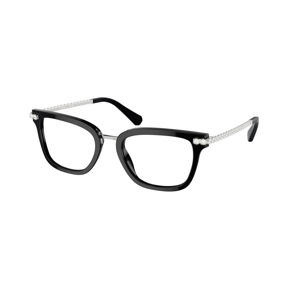 Swarovski SK2018 1001 Black Demo Lens 52 mm Women`s Eyeglasses