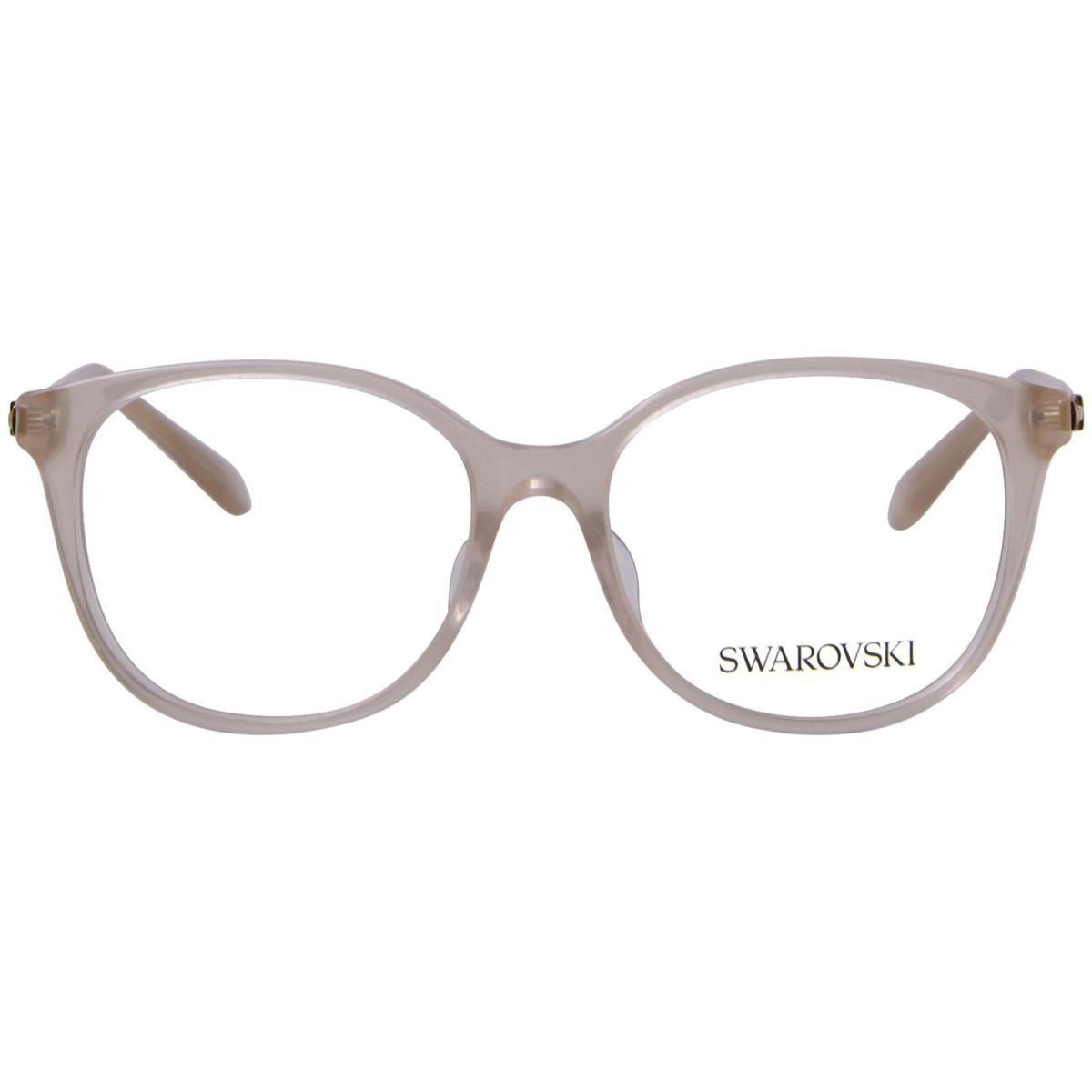 Swarovski SK2002F 1034 Eyeglasses Frame Women`s Opaline Light Brown Fullrim 52mm