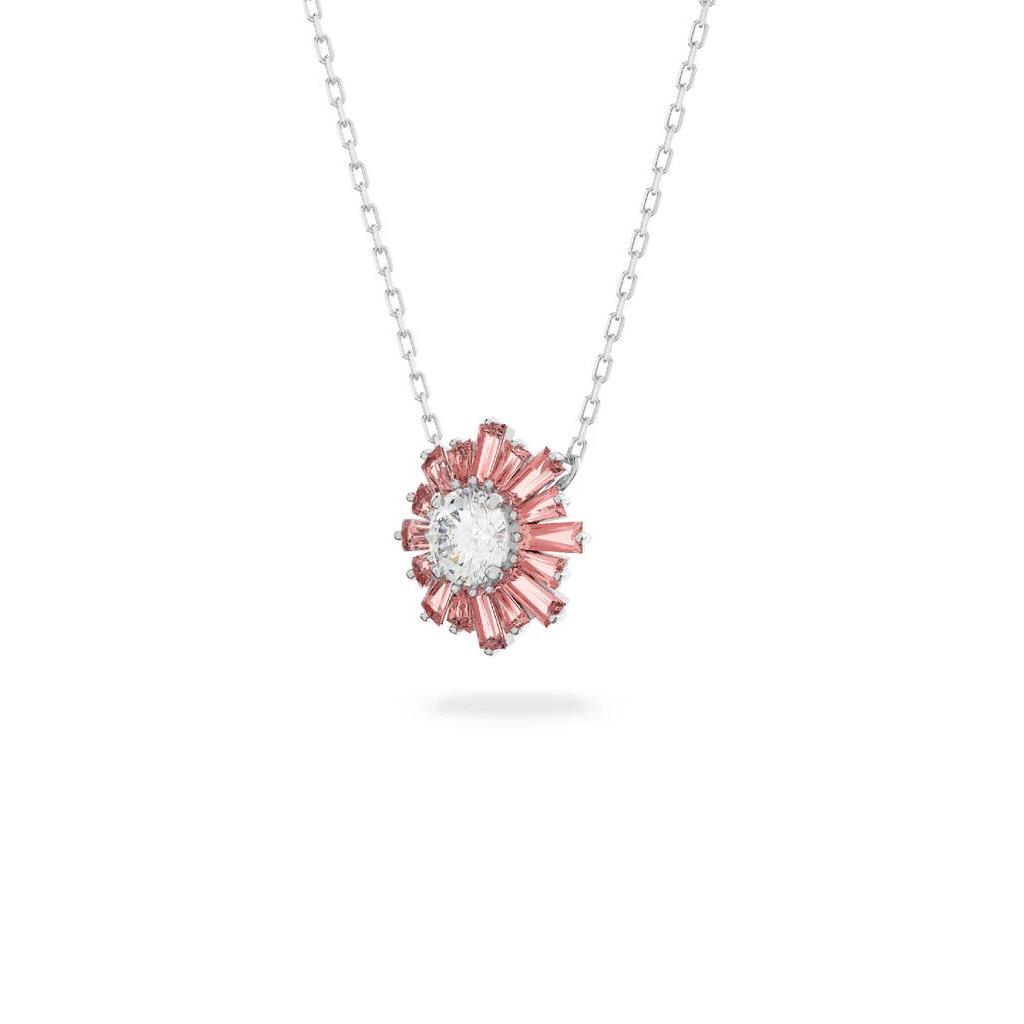 Swarovski Sunshine Set Mixed Cuts Sun Pink Rhodium Plated - 5642974 Set