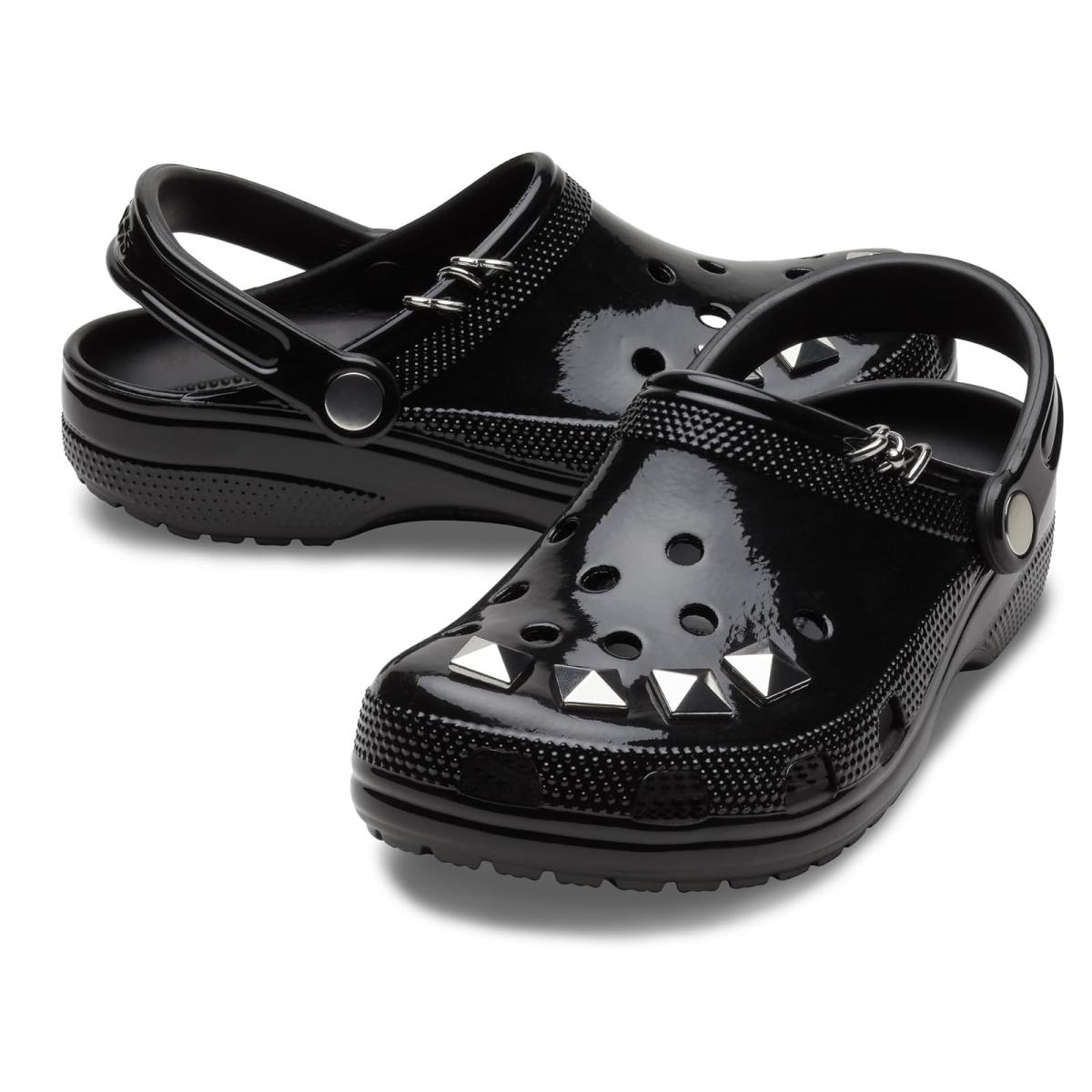 Unisex Clogs Crocs Classic Embellished Clog - Black Studded