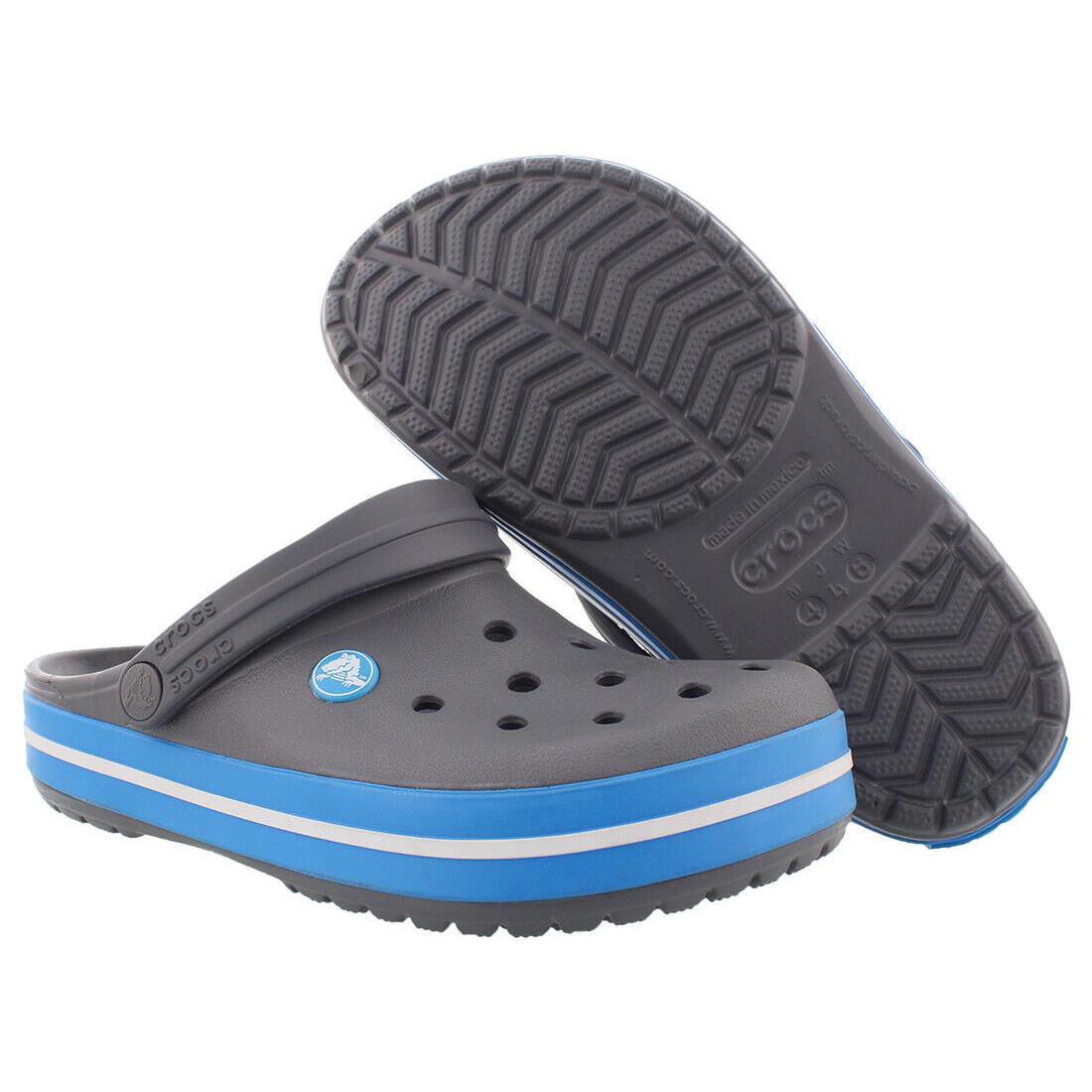 Crocs Crocband Clogs Unisex Shoes Size 5 Color: Charcoal/ocean