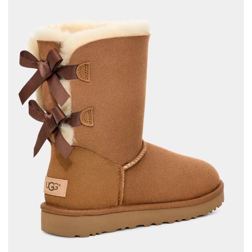 Ugg Australia Bailey Bow II Boot Shoes For Women Chestnut