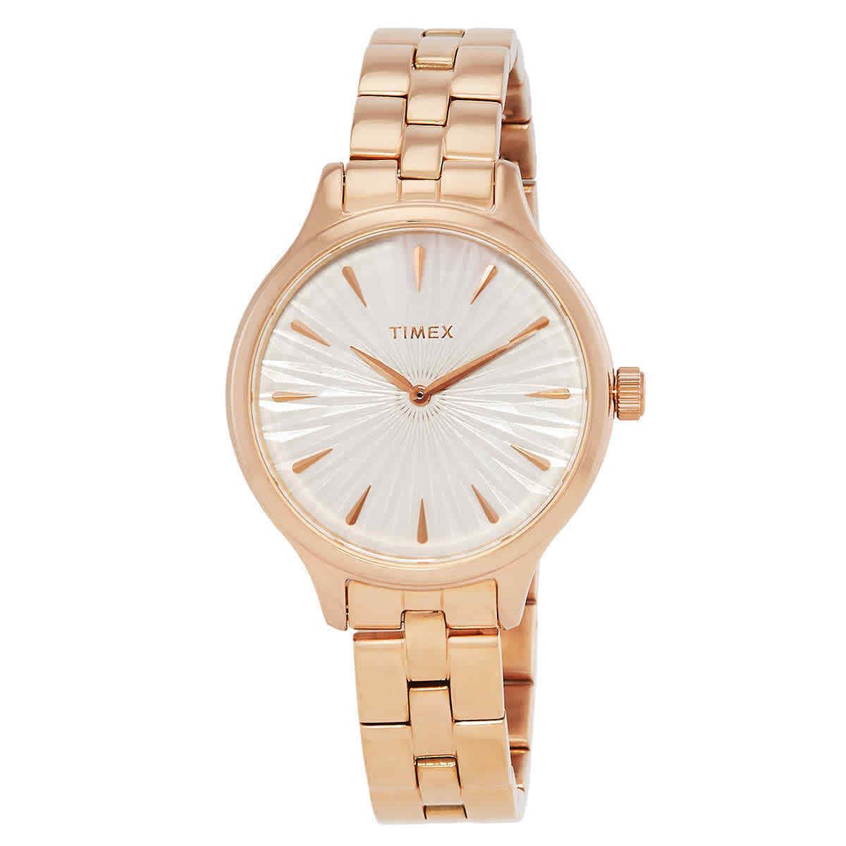 Timex Peyton Quartz White Dial Ladies Watch TW2V06300