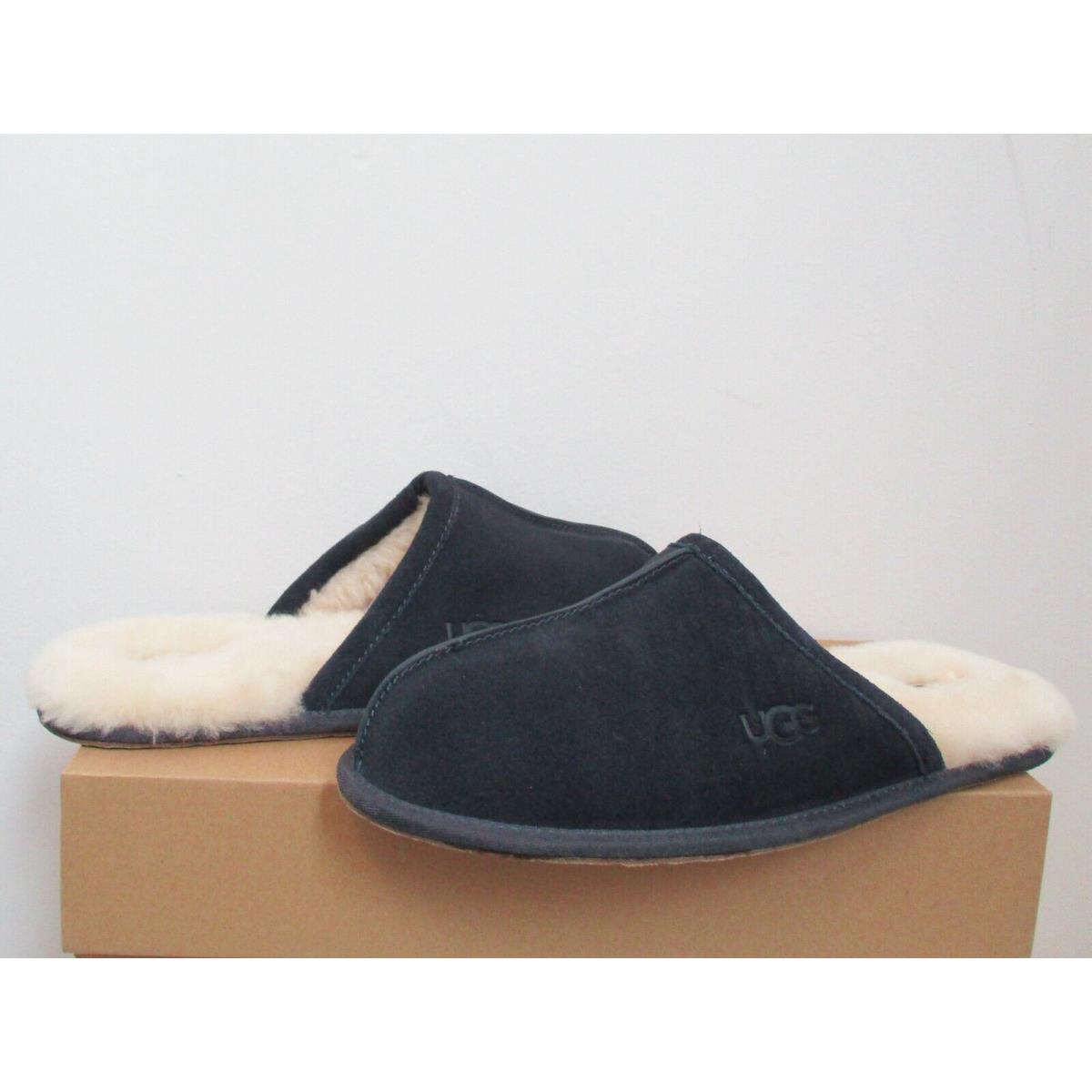 Ugg Men`s Scuff Slipper Scuffs Shoes 10US True Navy Suede