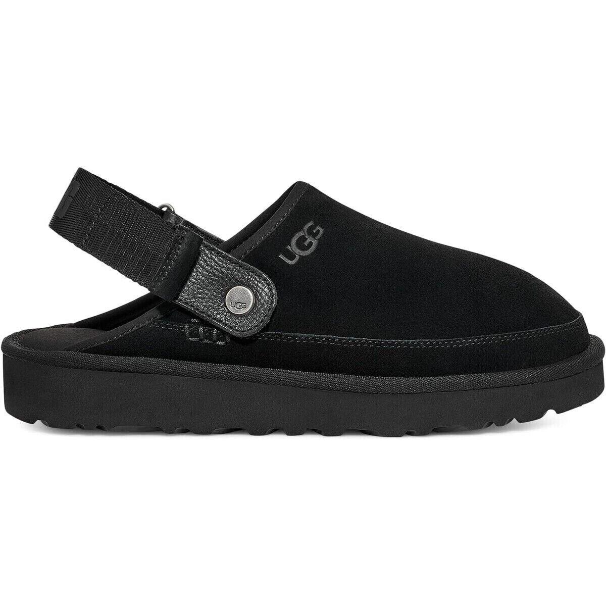 Ugg Goldencoast Clog Sandal Black Slip On Men`s Shoes Size US 10