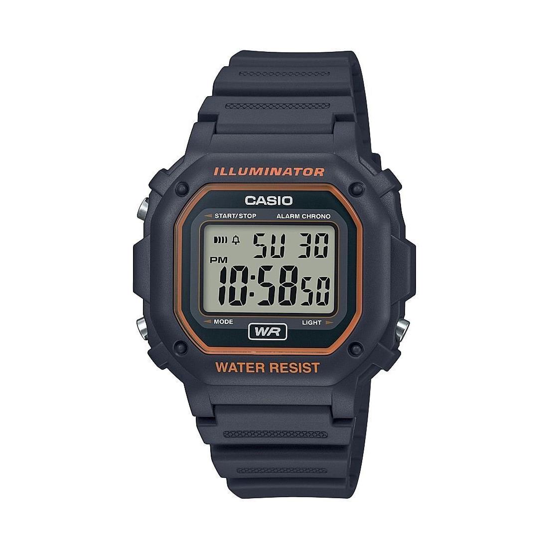 Casio Men`s F108WH Illuminator Collection Black Digital Watch