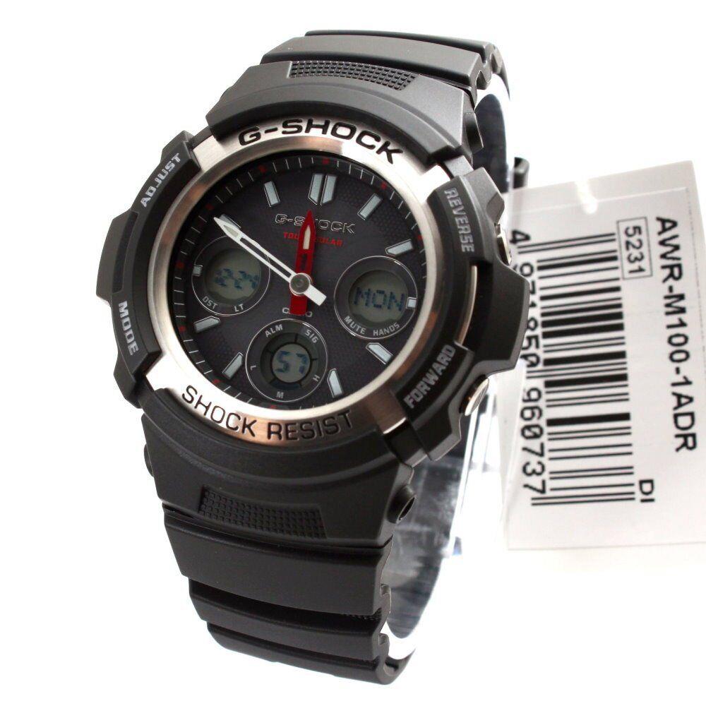 Casio Men`s Awr-m100-1a G-shock Analog Digital Black Tough Solar Men Sports