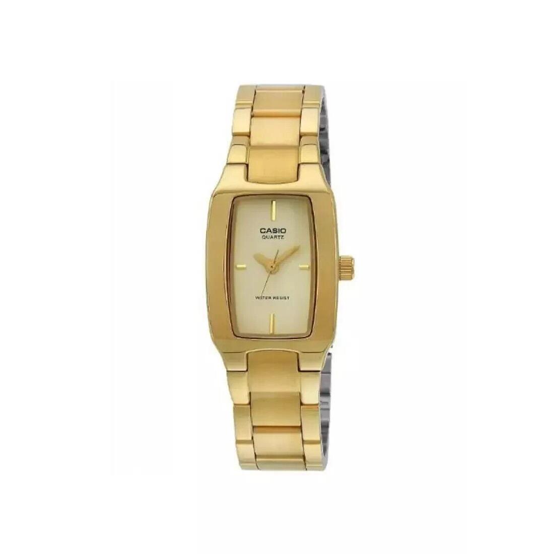 Casio Women`s Classic Stainless Steel Bracelet Watch LTP-1165N-9C Gold