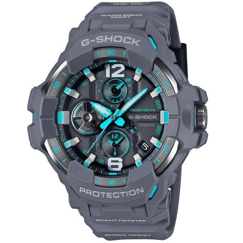 Casio G-shock Master Of G Gravitymaster Gray-blue Men`s Watch GRB300-8A2