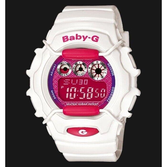 Casio Baby G White and Pink Dial BG-1006SA-7AD Ladies Watch