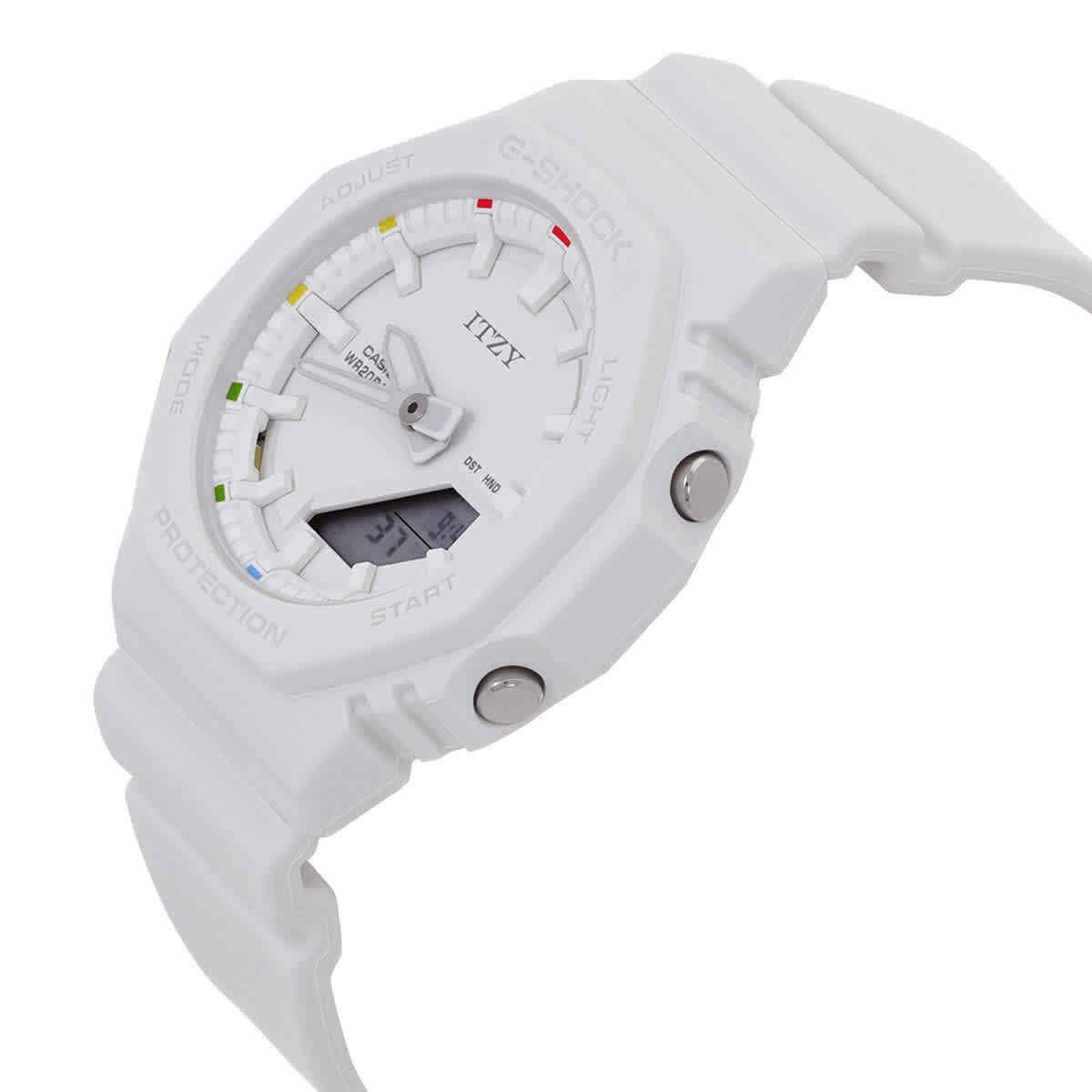 Casio Alarm World Time Quartz Analog-digital White Dial Ladies Watch