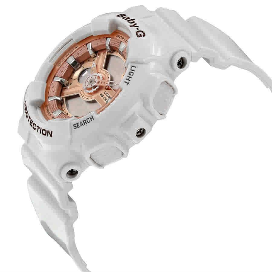 Casio Baby G White Resin Ladies Watch BA110-7A1