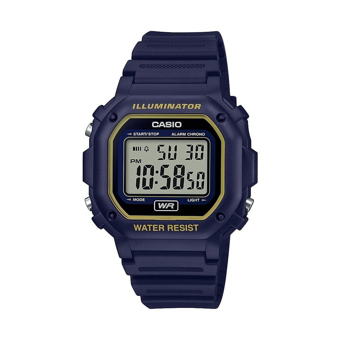 Casio Men`s F108WH Illuminator Collection Blue Digital Watch