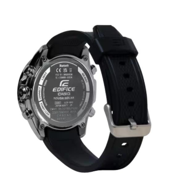 Casio Edifice Tough Solar Bluetooth ECB900MP- 1A Black Red Racing - Band: Black, Bezel: Silver