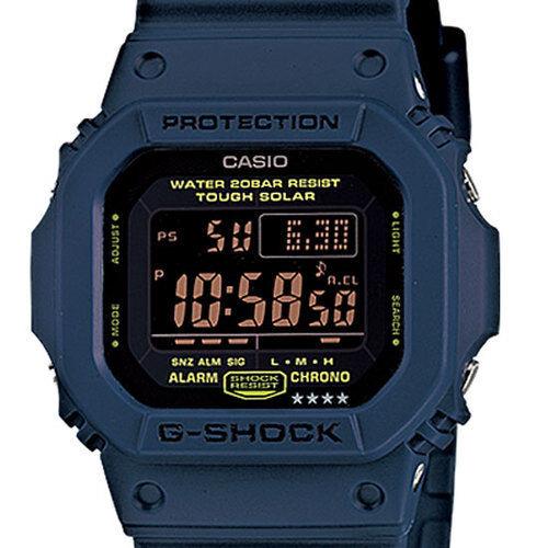 Casio Though Solar Digital G-shock World Time Alarm Men`s Watch G-5600NV-2