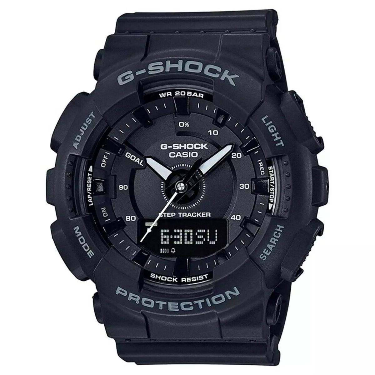 Casio G-shock S Series Black Dial Men`s Watch GMAS130-1A