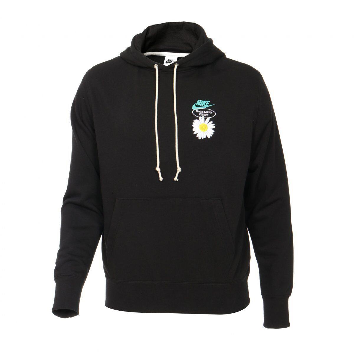 Men`s Black Nsw Essential+ Have A Nike Day French Terry Pullover Hoodie