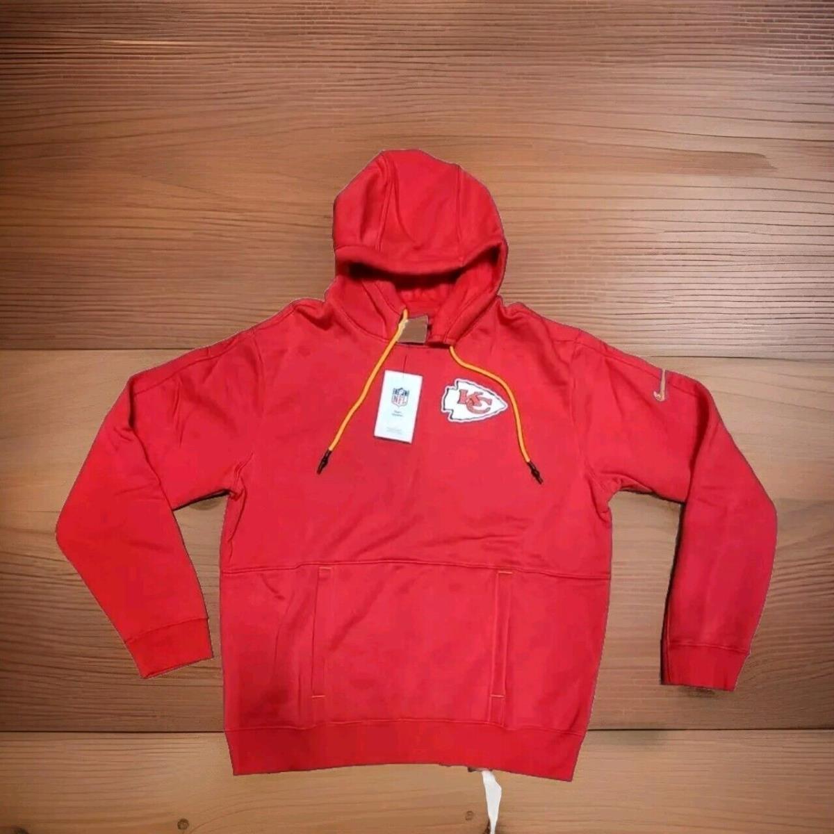 Kansas City Chiefs Nike Hoodie Sideline Performance On Field Pullover