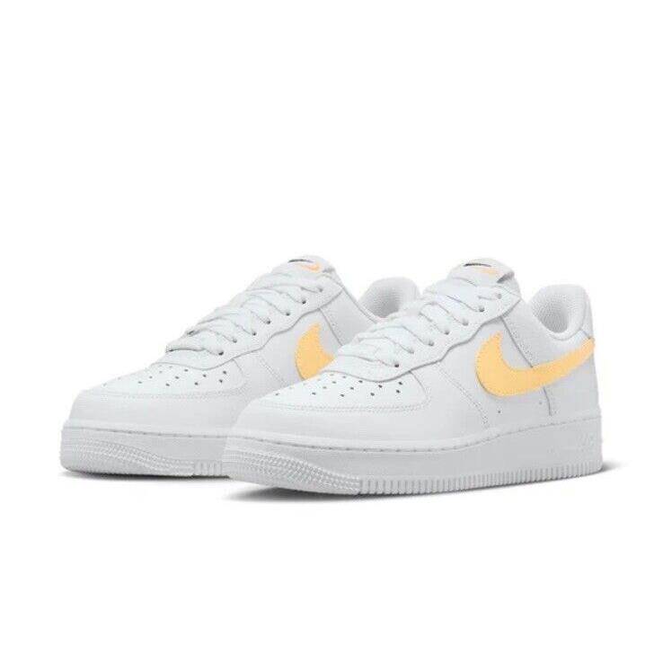 Women Nike Air Force 1 Shadow Casual Shoes Sneakers White/lemon Tint FQ2742-100 - White/Lemon Tint