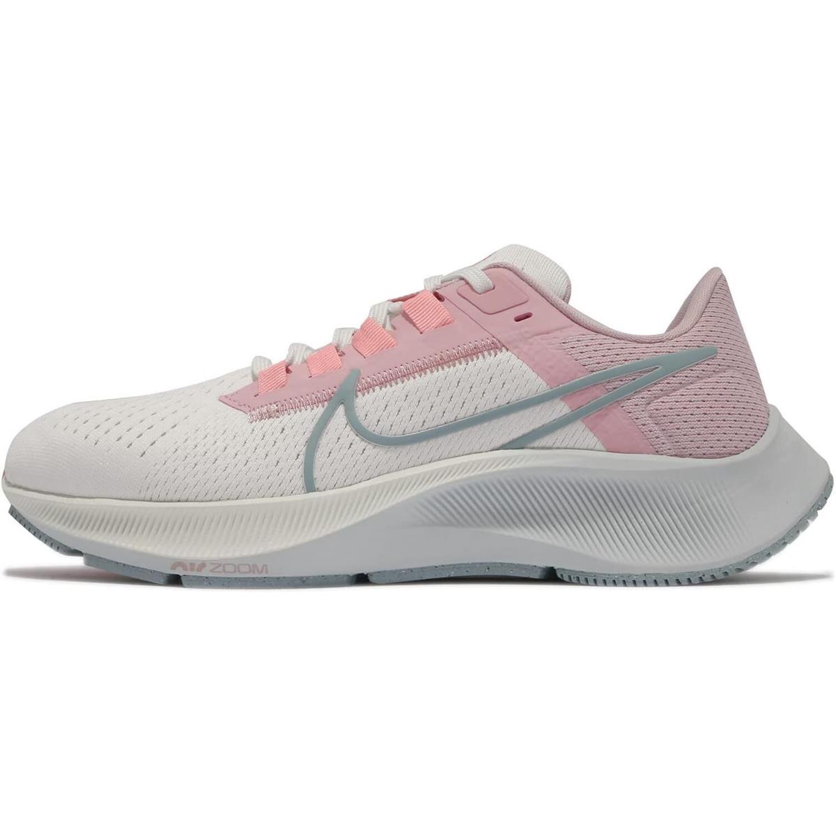 Nike Womens Air Zoom Pegasus 38 Running Shoes CW7358 103 - SAIL/OCEAN CUBE PINK GLAZE