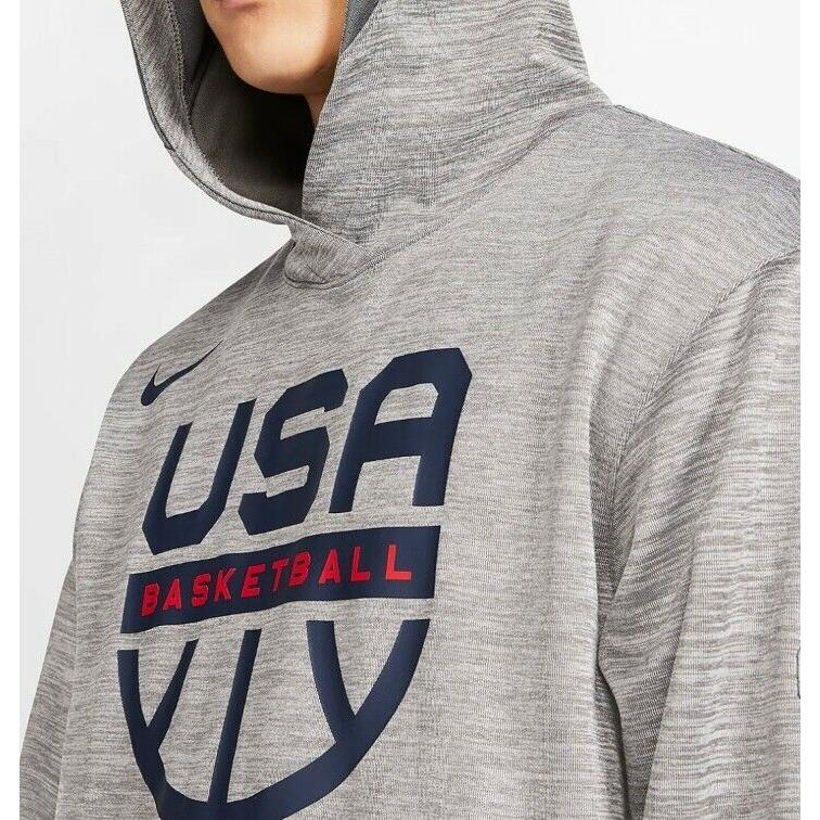 Nike Spotlight Team Usa Basketball Pullover Hoodie Sweater Size Small CD5337 063