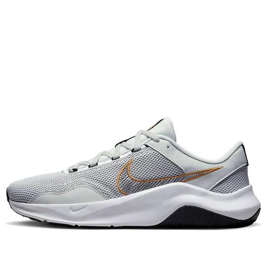 Nike Legend Essential 3 Next Nature Men`s Workout Shoes Grey/white 11.5 DM1120 - Gray