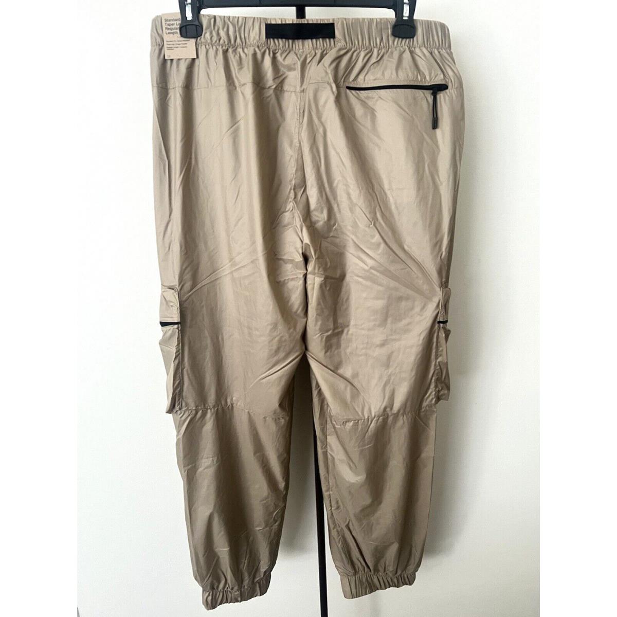 Nike Lab Tech Woven Lined Cargo Pants Men XL Tan Black Joggers FB7911-247