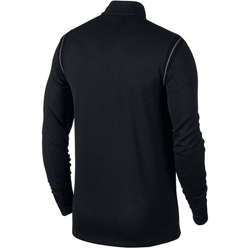 Nike Aeroreact 1/4 Zip Golf Pullover Black/flat Silver Small