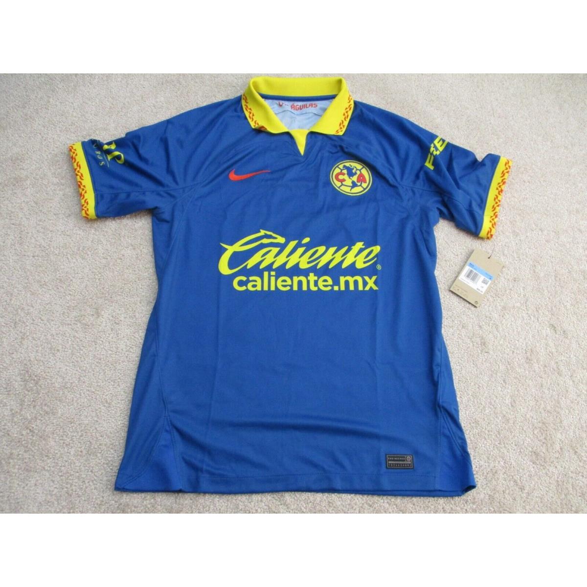 Nike DX2681-410 Club America 2023-24 Men`s Away Stadium Jersey - Medium