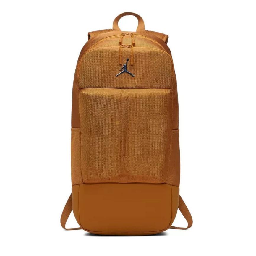 Nike Air Jordan Jumpman Fluid Backpack Ochre Tan Brown 15 Fits Laptop