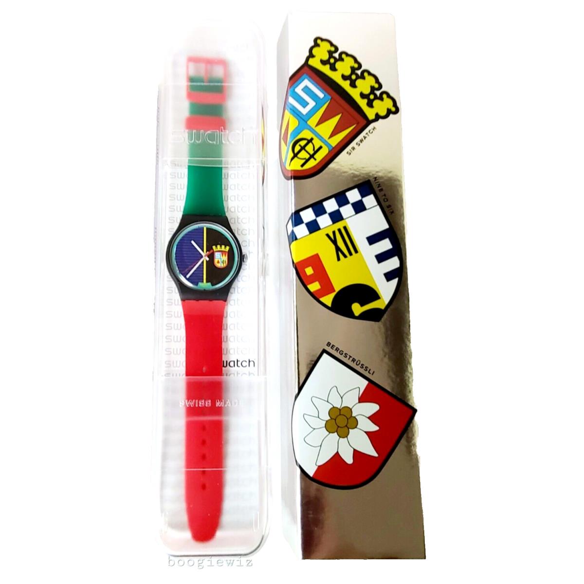 Swatch Swiss Made Model Sir Swatch Watch IN Its Own Case SUOB169