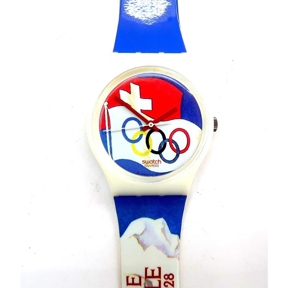 Swatch Watch ST Moritz 1928 GZ134 Olympic Special Edition Gents 1994