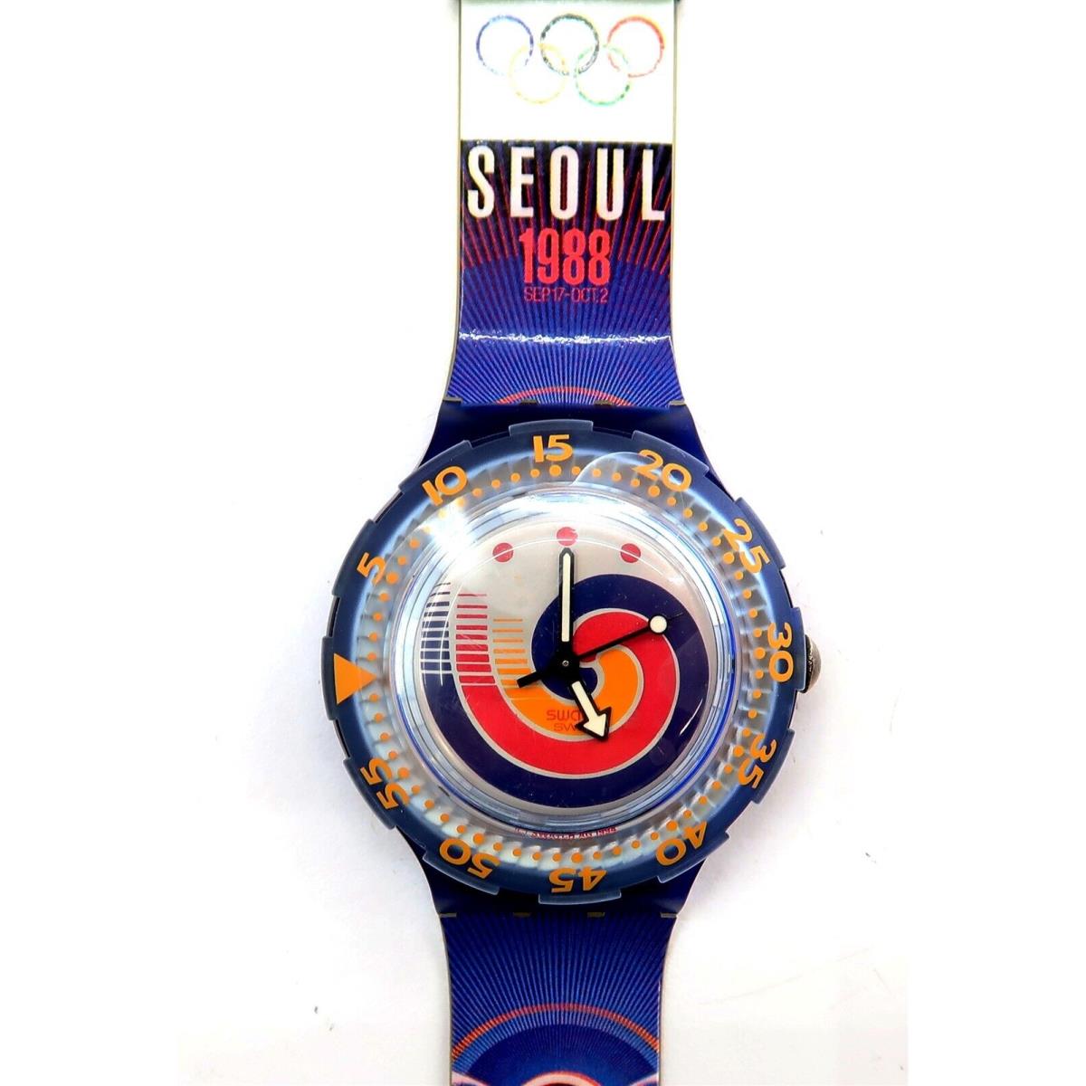 Swatch Scuba 200 Watch Seoul 1988 SDZ100 Athens Olympic Games Gents 1994