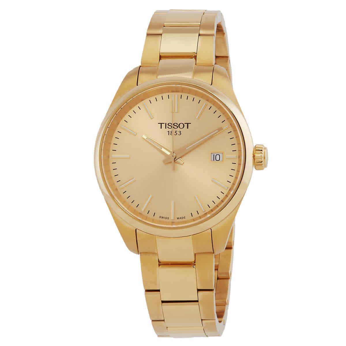 Tissot PR 100 Quartz Champagne Dial Ladies Watch T1502103302100